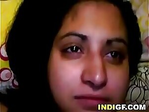 Stingy clad indian teen